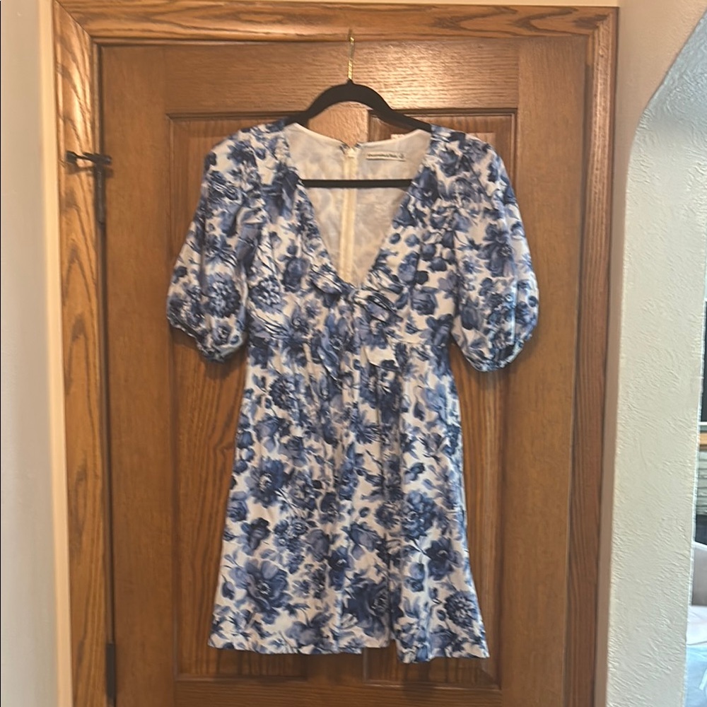 Abercrombie & Fitch Blue Floral Dress